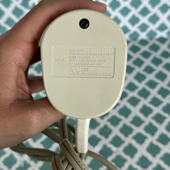 BRAUN Electric Hand-Held Mixer Automatic Immersion Blender Stick 4172-B Tested - Picture 7 of 13